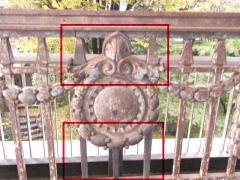 修理の跡が見られる 修理の跡が見られる