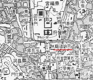 1930年の京城府の地図 1930年の京城府地図