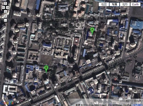 平壌内務署跡と法廷として使われた平壌覆審法院・地方法院跡 平壌内務署跡と法廷として使われた平壌覆審法院・地方法院跡