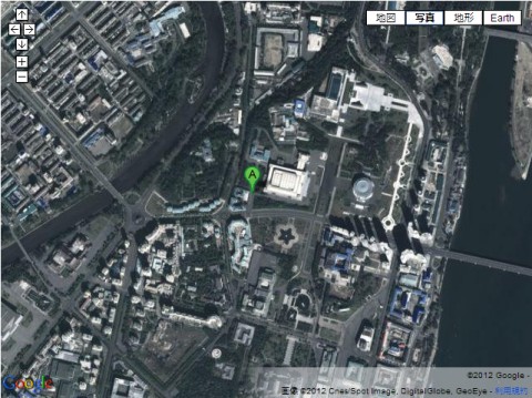 景昌里の集会所跡は万寿台議事堂の敷地 景昌里の集会所跡は万寿台議事堂の敷地