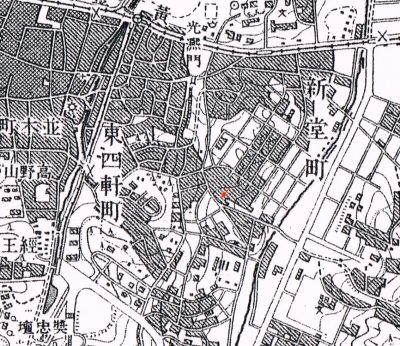 1941年「纛島 京畿道楊州郡 高陽郡 廣州郡 京城府」地図より 1941年「纛島 京畿道楊州郡 高陽郡 廣州郡 京城府」地図より