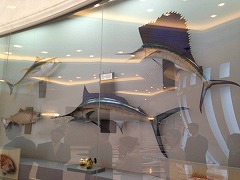 魚の剥製(クリックで拡大表示) 魚の剥製