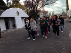 最後にゴールする学生