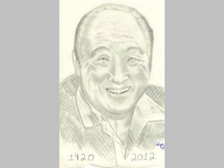 見知らぬ囚人が描いた文鮮明師の似顔絵