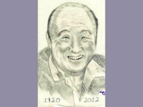 見知らぬ囚人が描いた文鮮明師の似顔絵